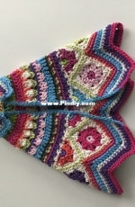 Coat crochet doll