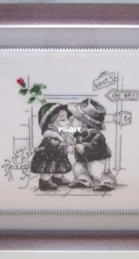 Kissing / the kiss -black & white