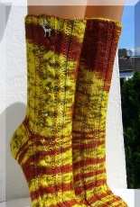 Der Weg zum Märchenwald Socks by Micha Klein/Wolletraum-German-Free