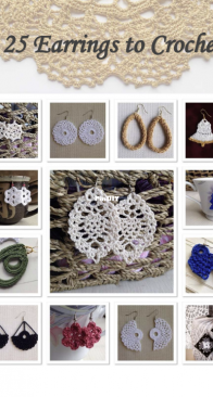 Crochet Mon Cherie - Cherie Bernatt - 25 Earrings to Crochet - Volume 1