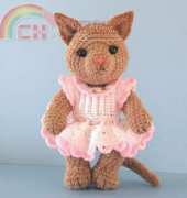 Bluebeary Treasures - Sue Pendleton - BBT055 - Tabitha A Toy Cat