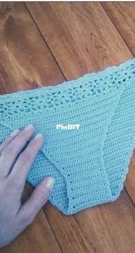 Hooked by Crochet Art - Serova Natalia - Lilac Crochet Panties