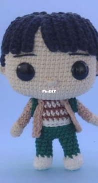 Amigurumi Joy - Marina -  Stranger Things Mike - Portuguese