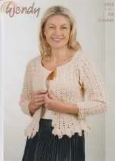 Erika Knight- 5925  Peplum Cardigan