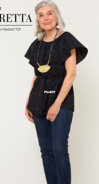 Seamwork - No 3061 - Loretta top - Sizes 0-26