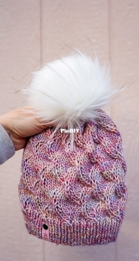 Crescent Beanie by Ginny Jones - Aspen Leaf Knits