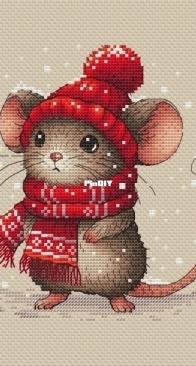 SA Stitch - Mouse In A Red Hat - by Svetlana XSD