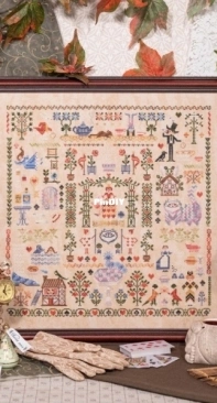 OwlForest Embroidery 0126-ASCh-B - Alice in Wonderland - Colorful Option PCS