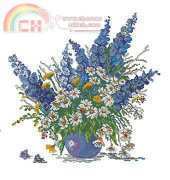 Чудесная игла /Magic Needle B-030 Blue bouquet