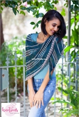Pebbled Shawl by Padma R -free
