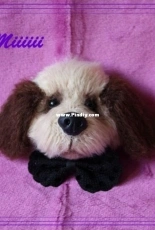 Natalia Pasechnaya - Brooch Dog Barbos - Russian