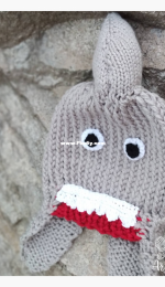 Baby shark beanie