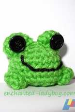 The Enchanted Ladybug- Fredrick the Frog Amigurumi-Free