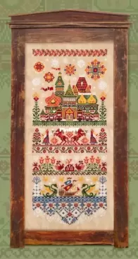 Owl forest Embroidery - 0468 Russian Terem