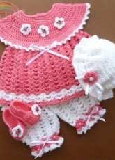 Just Crochet Designs - Heather Davidson - Angel Top Pram Set