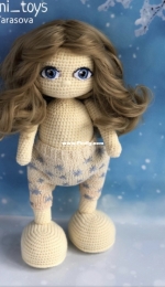 Crochet Bunny Art - Irina Tarasova - Crocheted Doll - Ирина Тарасова - Вязаная Кукла - Russian