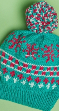 Vivid Fair Isle Hat by Cathy Payson-Free