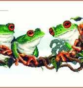 Country Threads C37015 Frogs XSD