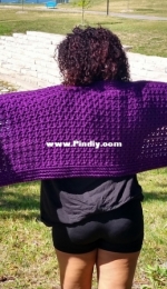 Heather Hagie - The Very Berry Pocket Shawl