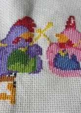 stitiching hens