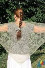 Onnenlehti Shawl by Elina Urmas-Finnish-Free