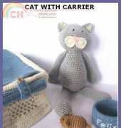 CrochetNPlay - CraftyAnna - Pet Cat With Carrier Crochet Pattern - Free