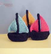 Frankies Knitted Stuff-Little Boats by Frankie Brown-Free