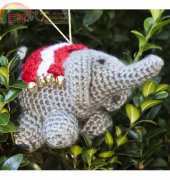Premier Yarns - Crocheted Holiday Elephant by Michele Wilcox