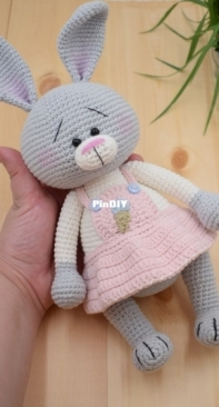 MamaIra Toy and Pattern - Irina Prilykova / Prilukova - Bunny in a sundress - Зайка в сарафане - any language