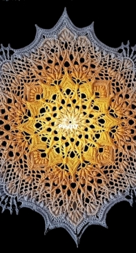 Nelly Klos - Morning Star Doily - English