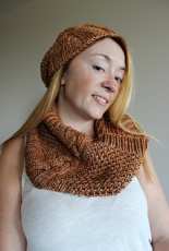 Knotions, October 2016-Hive Mind Cowl by Erika Wine-Free