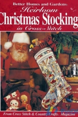 Better Homes and Gardens - Heirloom Christmas Stockings in Cross-Stitch