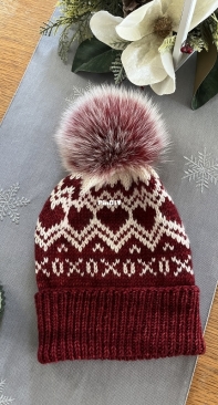 All My Love All My Kisses Hat by Jessica Pelon