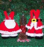 Four Bees Designs - Deborah Ross - Mr and Mrs Santa Treasure Trousseau