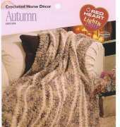Coats and Clark Red Heart LW1374 Crocheted Home Decor - Autumn