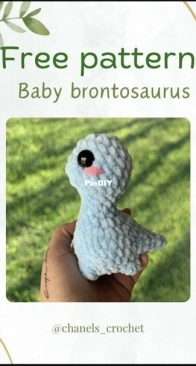 Chanels Crochet - Shell / Chanel - Baby Brontosaurus - Free