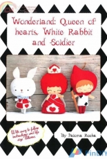 Noia Land-Wonderland Queen of Hearts White Rabbit and Soldier
