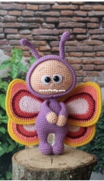 Havva Designs - Havva Unlu - Mini Bonnie with Butterfly Costume -  Mini Bonnie Kelebek Costume - Turkish
