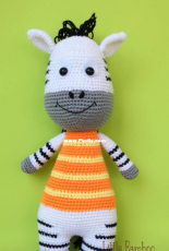 Little Bamboo Handmade - TS Min - Zebra Amigurumi