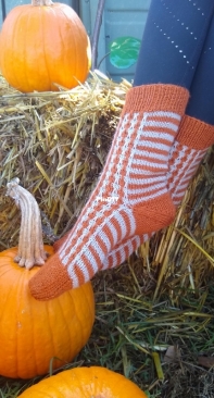 Hayride Socks by Amy Kate Sutherland-Free