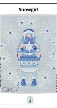 Xstitch_Tower - Snowgirl by Denver