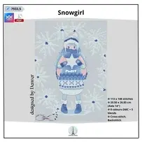 Xstitch_Tower - Snowgirl by Denver