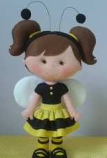 Girl Bee - Felt pattern- Dris atelier
