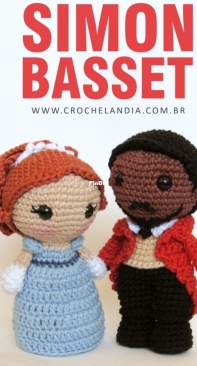 Crochelandia - Rose Nogueira - Toy Art Simon Basset - Portuguese