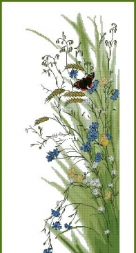 Glert Stitch - Cornflowers by Valentina Svetlova XSD