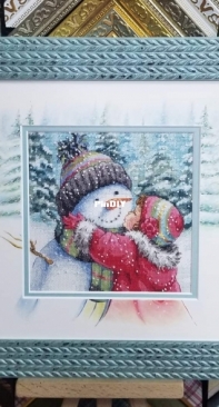 A kiss for snowman - Dimensions