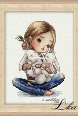 Lkacross - Girl with Hares by Natalia / Natalya Orekhova XSD