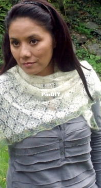 A Leaf In A Leaf Shawl by Mabel Teoh-Free