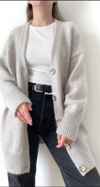 Ralph Cardigan by Ekaterina Morozova - Moreca knit