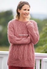 Dale Gull 395-06 Belisama Rose by Line Langmo by House of Yarn – Norwegian – free